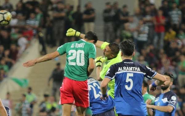 من لقاء سابق بين الرمثا والوحدات