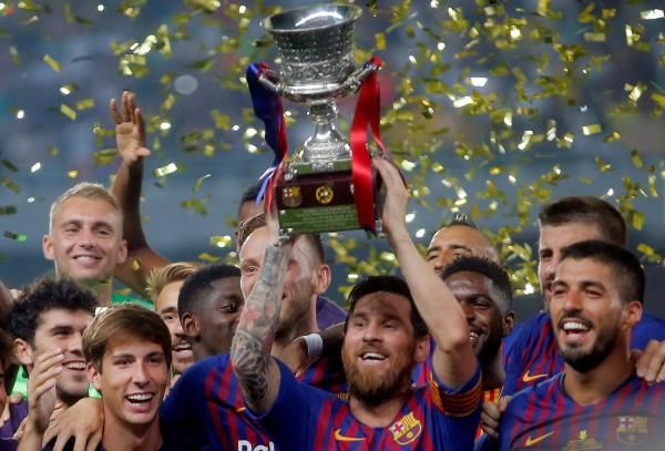برشلونة بطل كأس السوبر 2018
