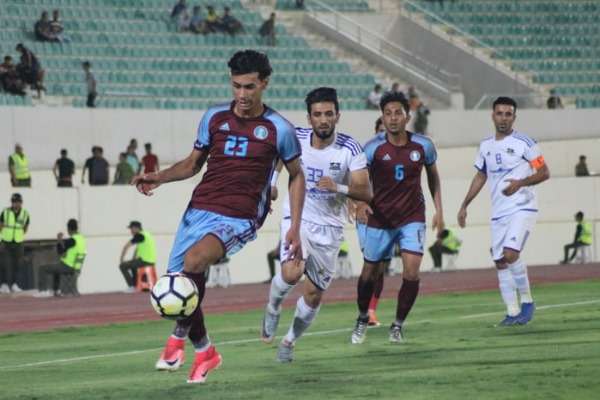 من مباراة نفط ميسان والنجف