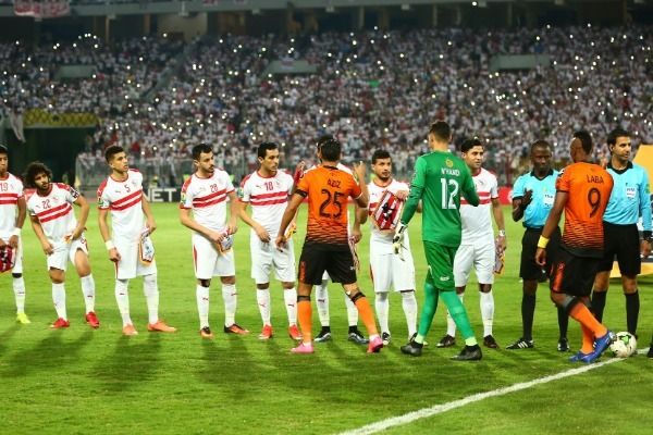 من لقاء الزمالك ونهضة بركان