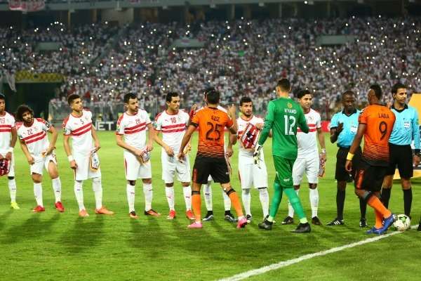 من لقاء الزمالك ونهضة بركان