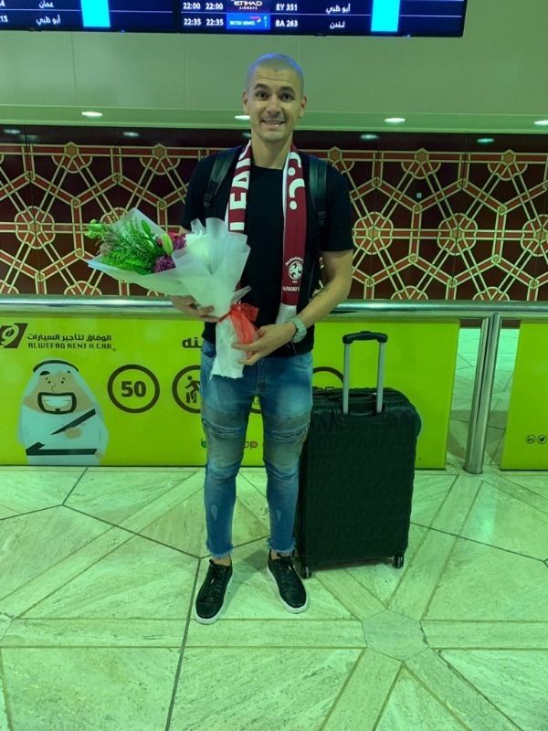 من وصول اللاعب البرازيلي