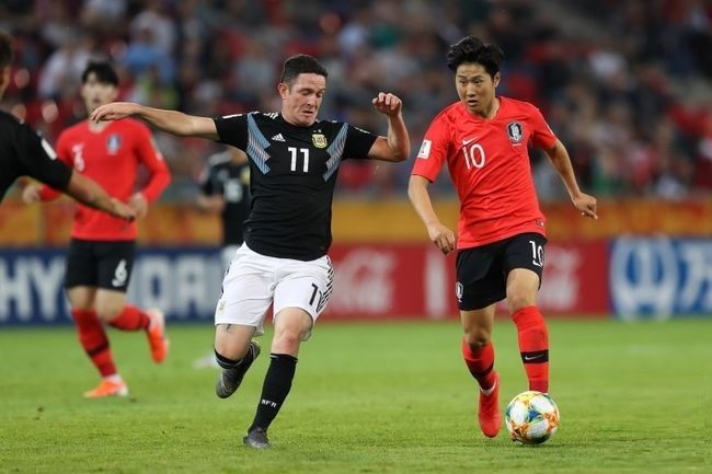 لي كانج إن في مواجهة الأرجنتين