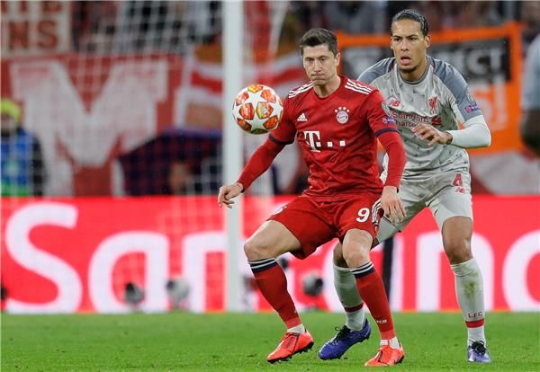 جانب من مباراة ليفربول وبايرن ميونخ