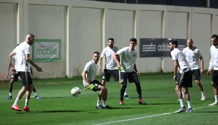 جانب من التدريبات