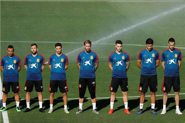 لاعبو منتخب إسبانيا