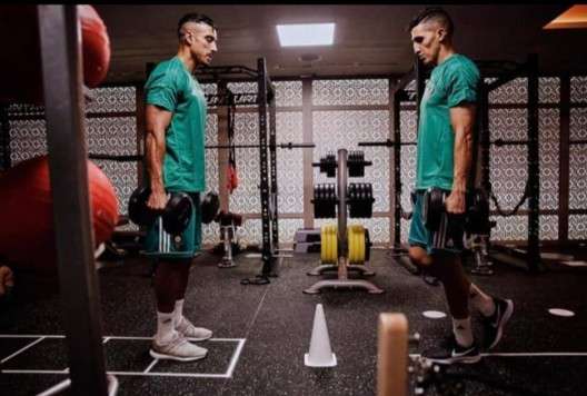 جانب من التدريبات