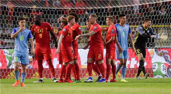 لاعبو بلجيكا