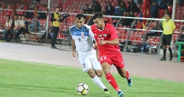 من اللقاء السابق لفلسطين وقيرغيزستان