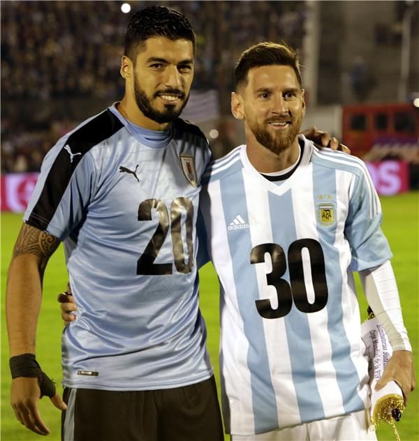 ميسي وسواريز