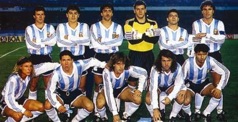المنتخب الأرجنتيني المتوج بكوبا 1991