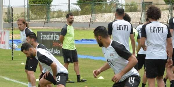 من مران المنتخب المصري