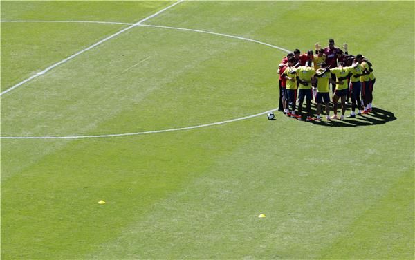 من مران منتخب كولومبيا 