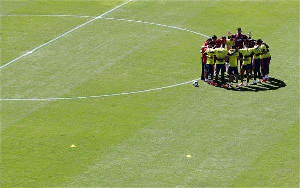 من مران منتخب كولومبيا 