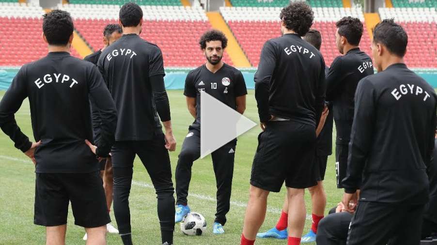 صلاح مع منتخب مصر