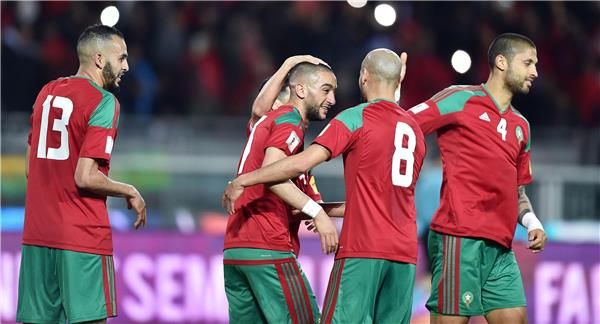 لاعبو منتخب المغرب