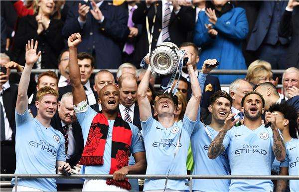 لاعبو مانشستر سيتي