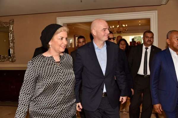 إنفانتينو يصل مصر