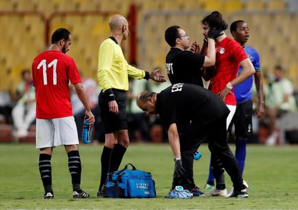 لقطة من المباراة