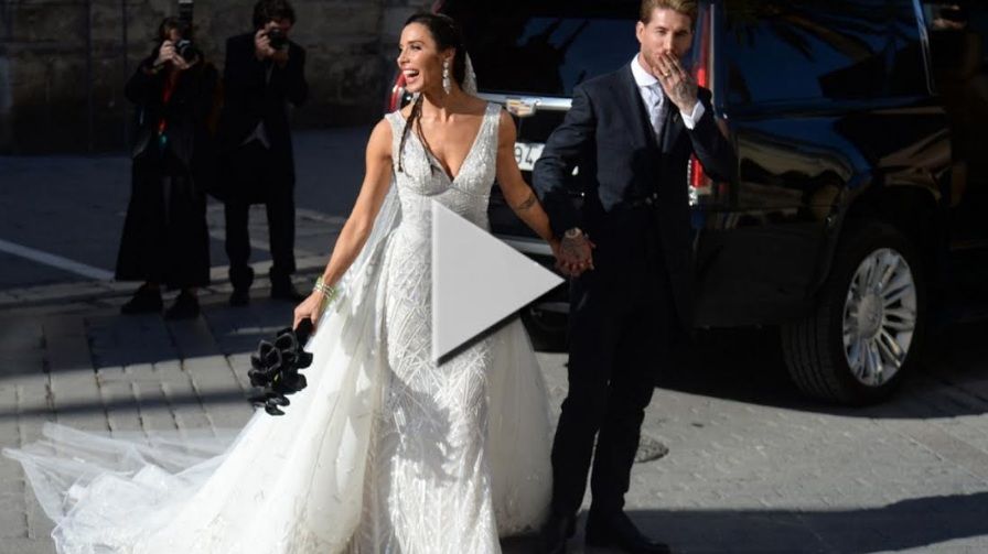 راموس في حفل زفافه