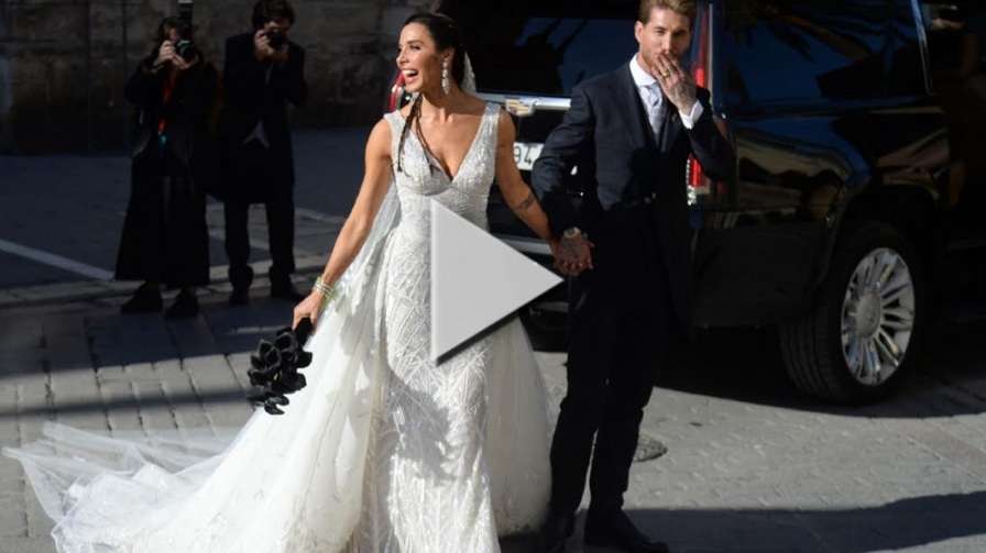 راموس في حفل زفافه