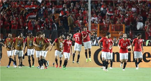 لاعبو منتخب مصر