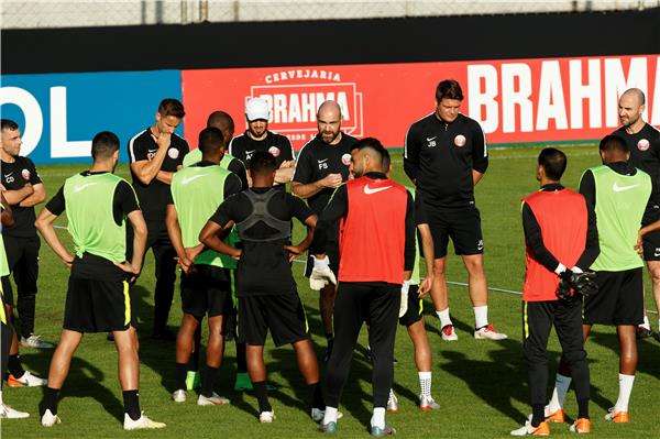 لاعبو منتخب قطر