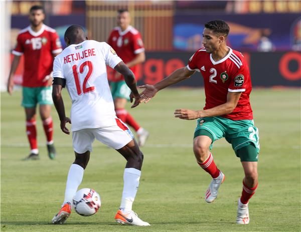 من مباراة المغرب وناميبيا