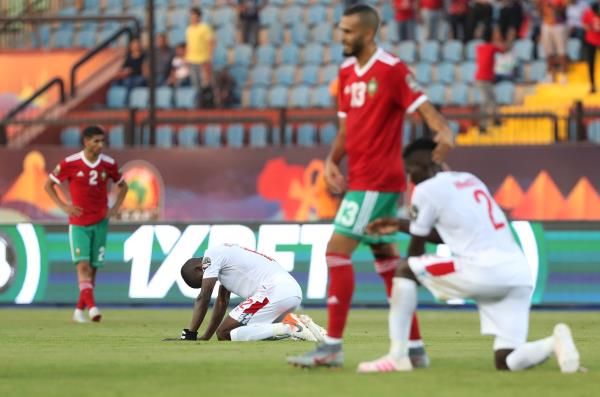 جانب من لقاء المغرب وناميبيا