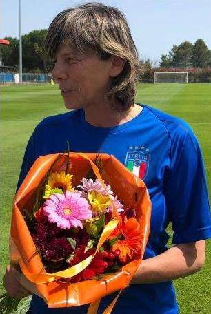 ميلينا بيرتوليني في الحفل المبسط