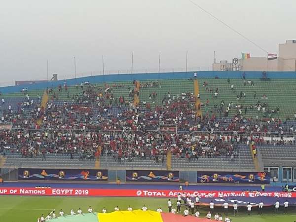 من مدرجات المباراة