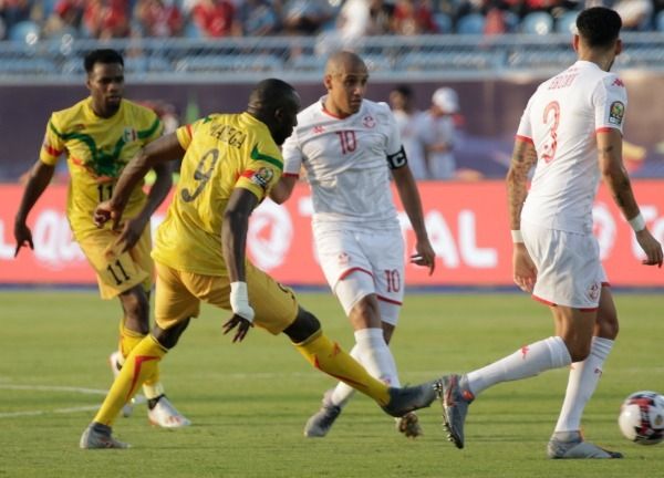 من مباراة تونس ومالي 