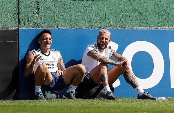 من تدريبات المنتخب الأرجنتيني