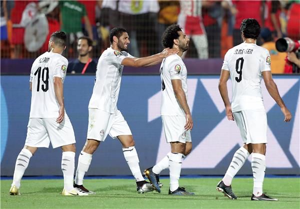 صلاح مع منتخب مصر