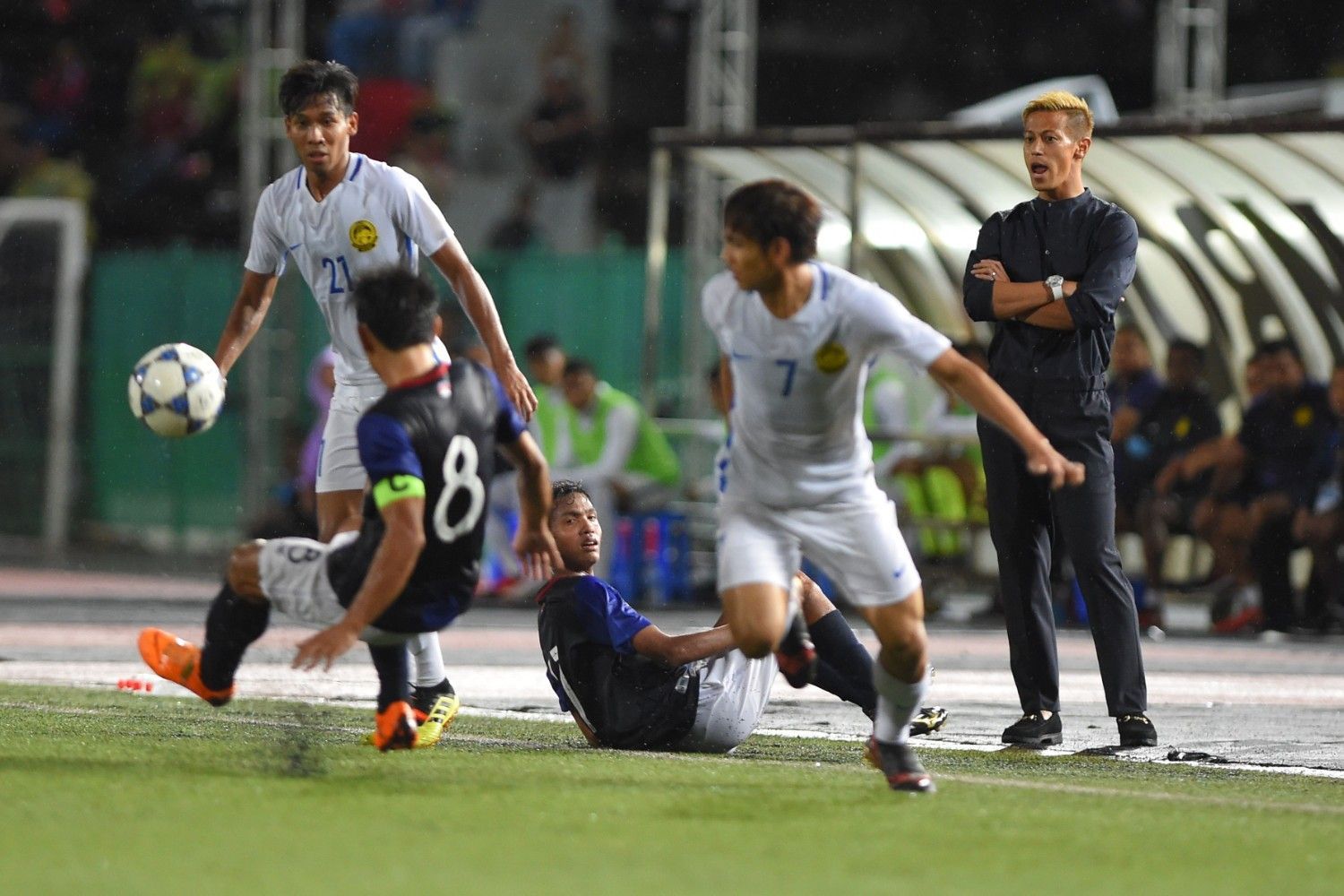 كيسوكي هوندا مع منتخب كمبوديا