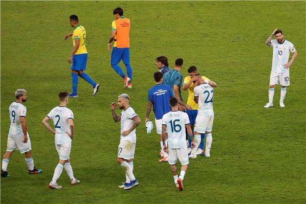 لقطة من المباراة