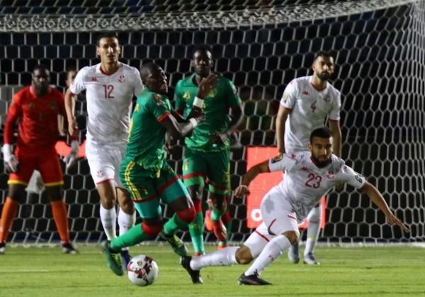 من مباراة تونس وموريتانيا