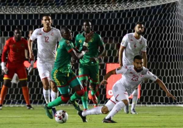 من مباراة تونس وموريتانيا