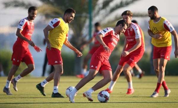 من تدريبات تونس اليوم