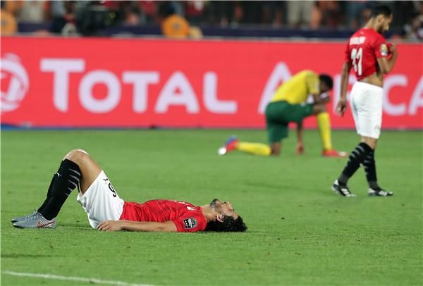 حسرة اللاعبين بعد الخسارة