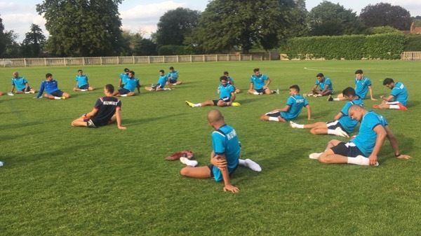 جانب من التدريبات