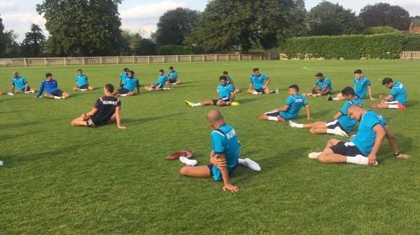 جانب من التدريبات