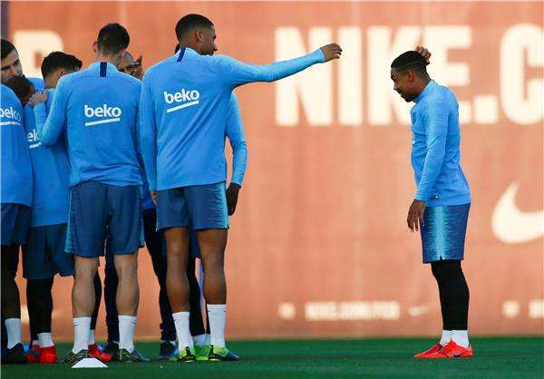 لاعبو برشلونة