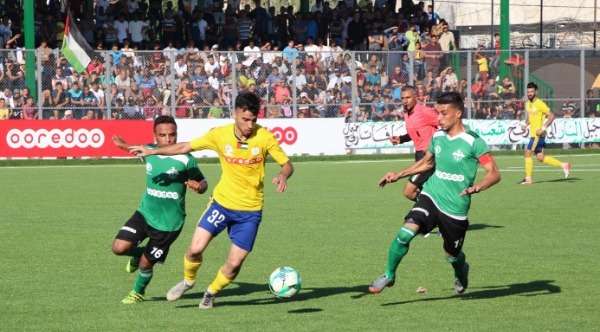 من لقاء الذهاب بين بلاطة وخدمات رفح