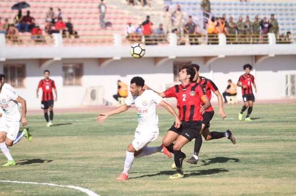 من مباراة الحسين والزوراء 