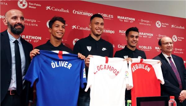 تقديم لاعبي إشبيلية الجدد