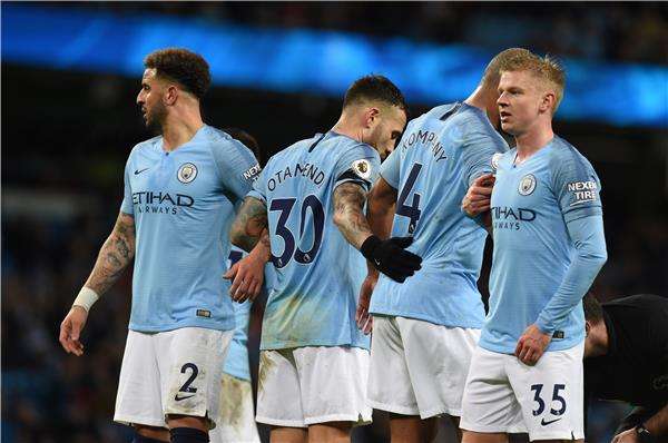 لاعبو مانشستر سيتي 