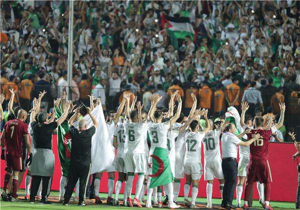 لاعبو منتخب الجزائر