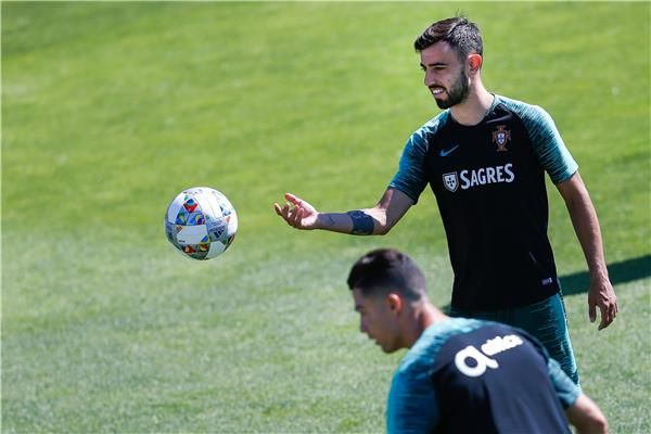 برونو فيرنانديز مع منتخب البرتغال