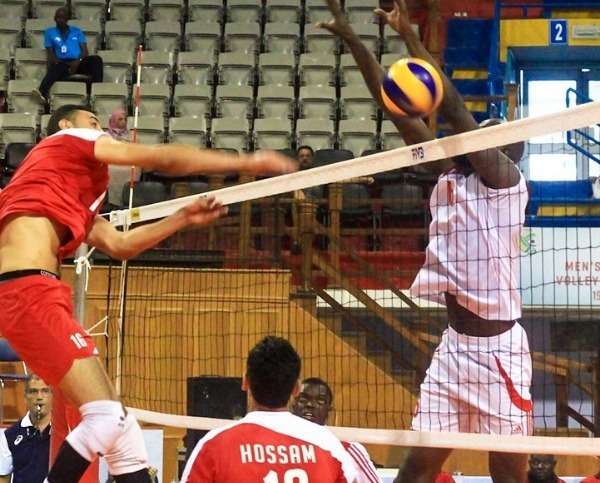 من مباراة مصر والكونجو برازافيل